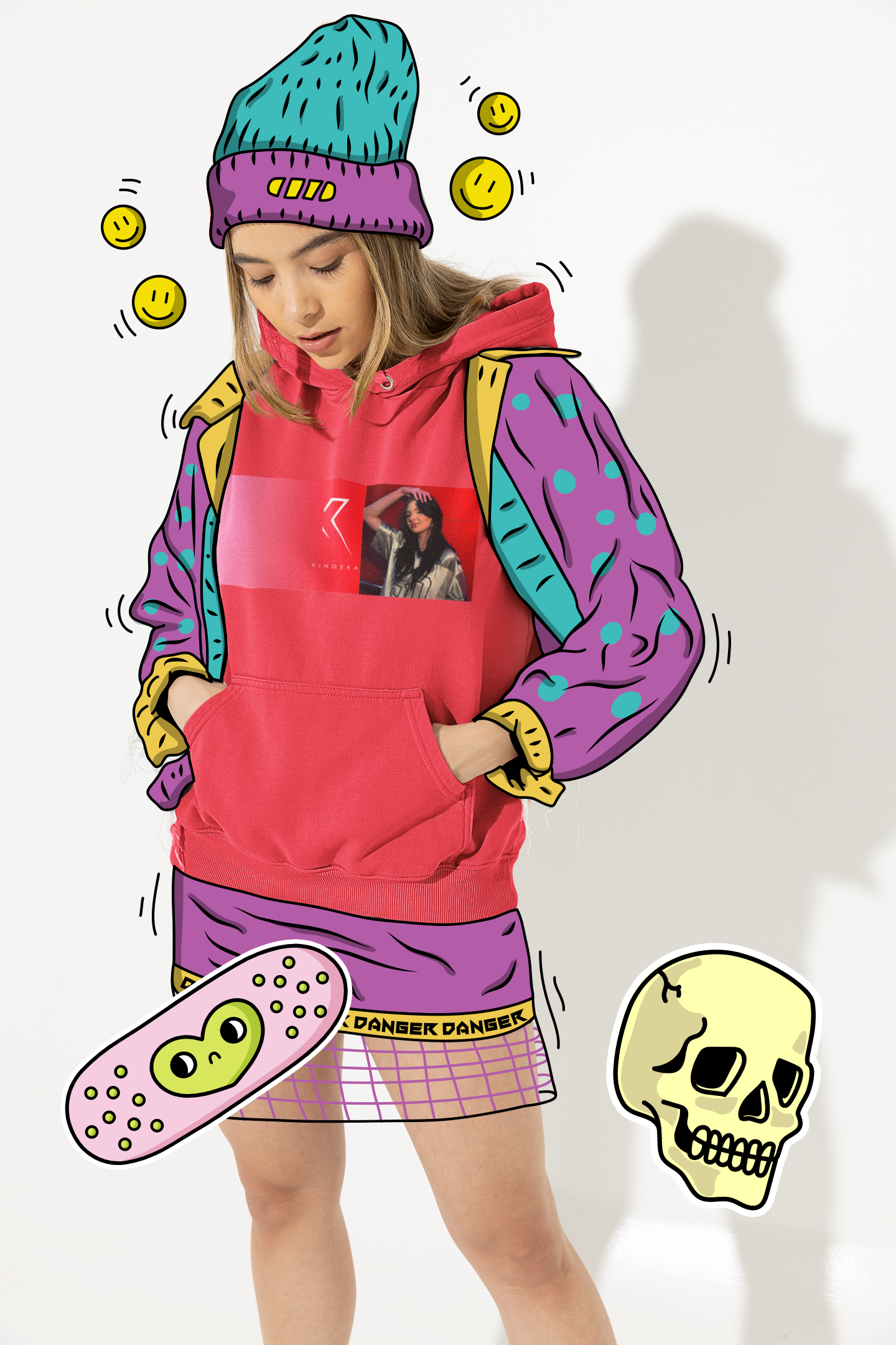 Bluza dziecięca czerwona foto Kingska 2