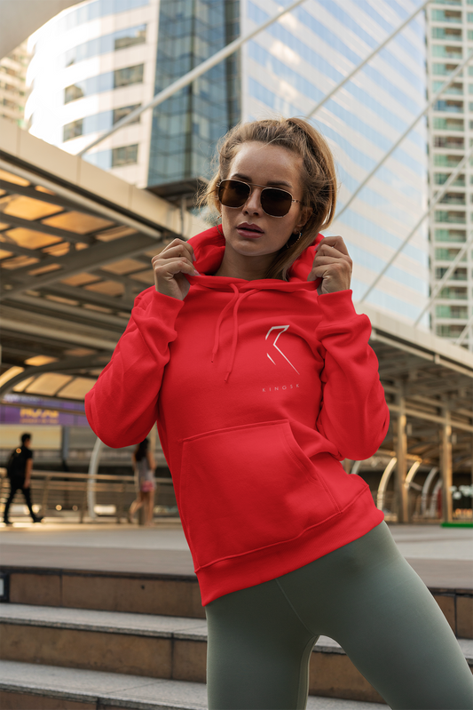 Bluza czerwona małe logo Kingska