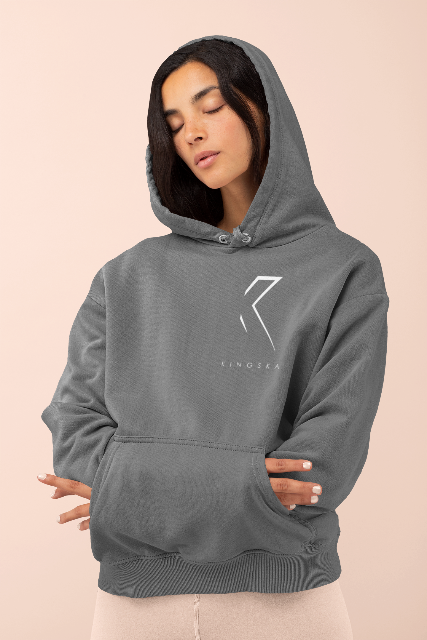 Bluza szara małe logo Kingska
